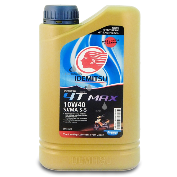 Масло Idemitsu 4T Max 10W40 SL/MA F-S 1л