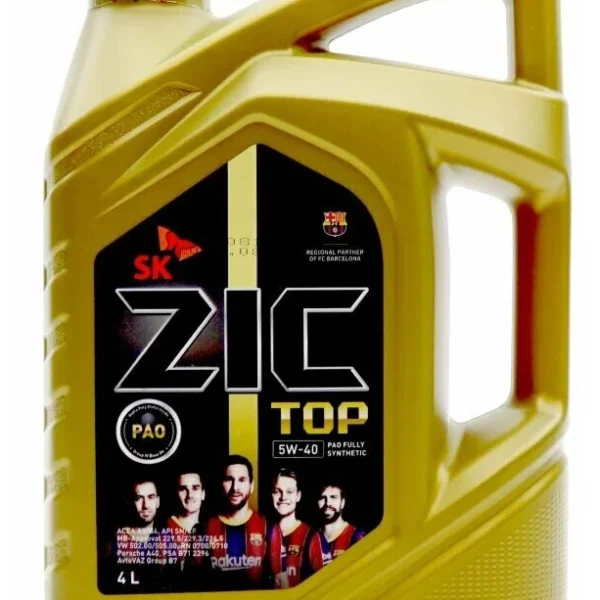 Масло ZIC TOP 5W40 4л SN/CF синт