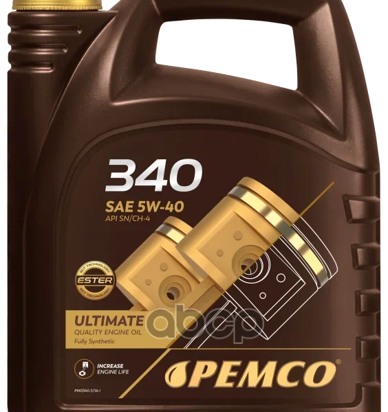 Масло PEMCO 5W40 SN/CH, A3/B4 5л.(син.)(Германия)
