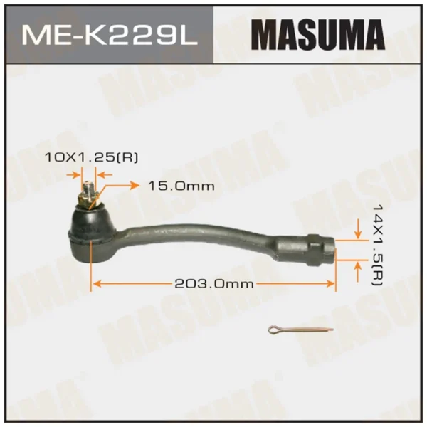 Наконечник рулевой Masuma MEK229L левый