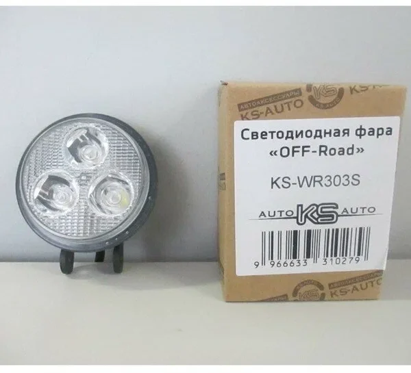 Фара противотуманная белая LED12/24В 9Вт Off-Road