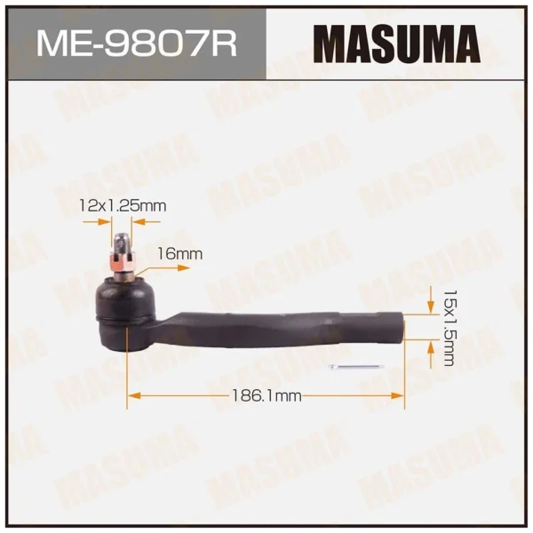 Наконечник рулевой правый Masuma ME9807R