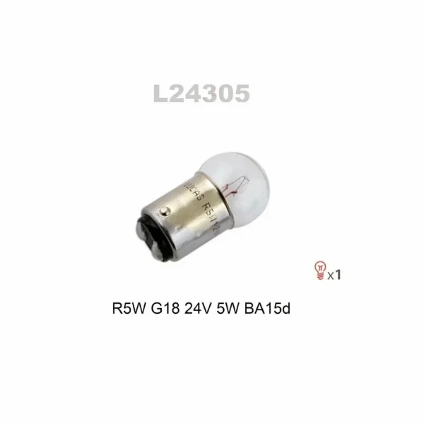 Лампа 24/5 BA15s 2х-конт. Lynx