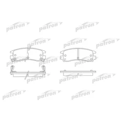 Колодки тормозные Patron PBP1264