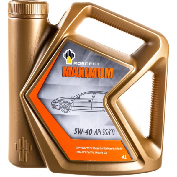 Масло РосНефть Maximum 5W40 SG/CD п/с. 4л