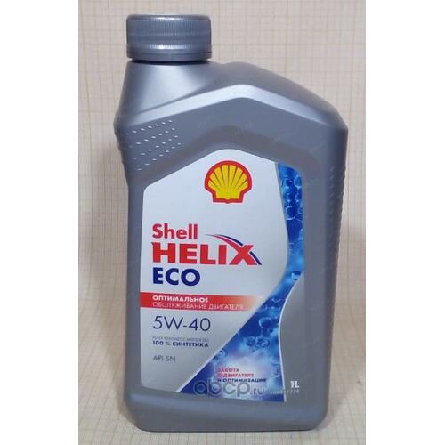 Масло Shell Helix ECO 5W40 1л
