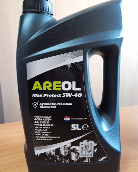 Масло Areol Max Protect 5W40 5л