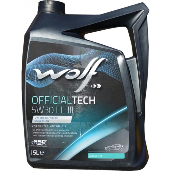 Масло Wolf OfficialTech LL III 5W30 5л