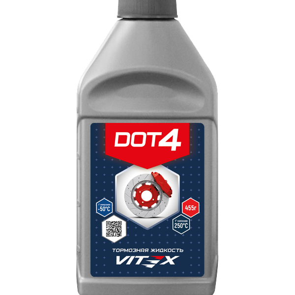 Тормозная жидкость VITEX ДОТ-4 455г