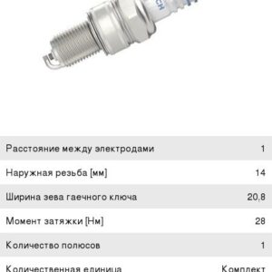 Свеча зажигания Bosch (к-т) 0242235915