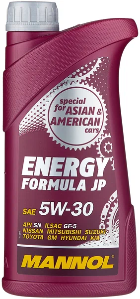 Масло Mannol Energy Formula JP 5W30 SN GF-5 1л синт