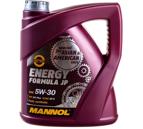 Масло Mannol Energy Formula JP 5W30 SN GF-5 4л синт QR