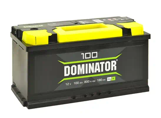 Аккумулятор 100 А/ч п.п. Dominator ток 870 353x175x190 6CT100VL