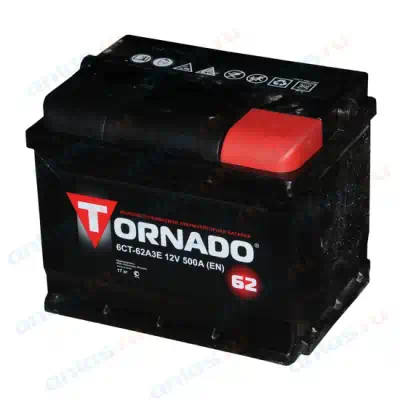 Аккумулятор 62 А/ч о.п. Tornado ток 530 242x175x190 6CT62R