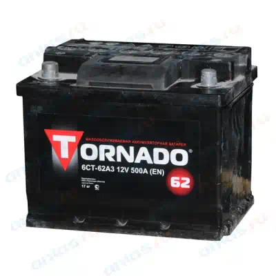 Аккумулятор 62 А/ч п.п. Tornado ток 530 242x175x190 6CT62