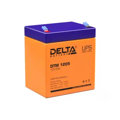 Аккумулятор ИБП 12 В 5 А/ч п.п. Delta DTM AGM 90x70x101