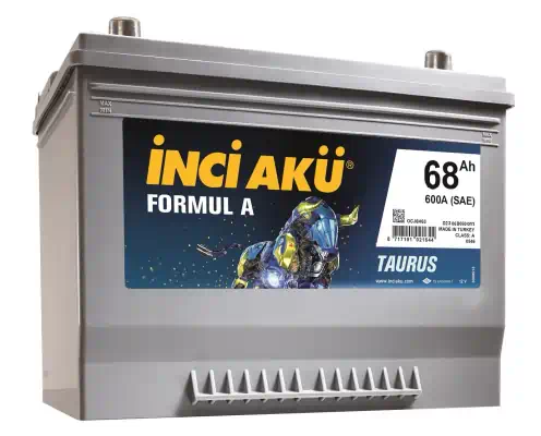 Аккумулятор Asia 68 А/ч о.п. Inci Aku FormulaA ток 600 232x173x225