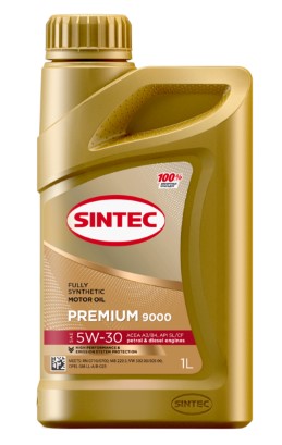 Масло Sintec Премиум 9000 5W30 1л SL/CF, A3/B4 синт