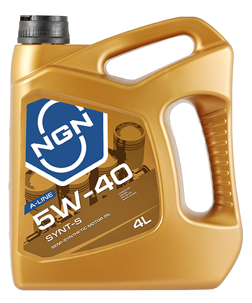 Масло NGN Synt-s A-Line 5W40 SL/CF 4л