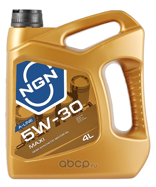 Масло NGN Maxi A-Line 5W30 Sl/CF 4л