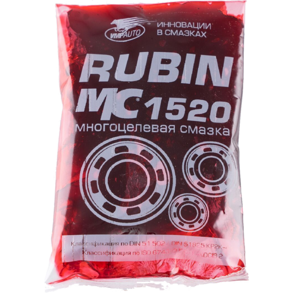 Смазка пластичная ВМПАВТО МС 1520 RUBIN водостойкая стик-пакет 90 гр