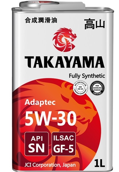 Масло моторное Takayama 5W-30 Adaptec ILSAC GF-5 cинтетическое 1л металл / 5W30