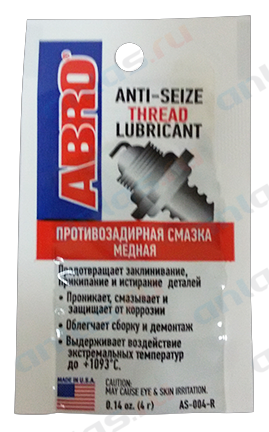 Смазка противозадирная медная Abro 4г AS-004