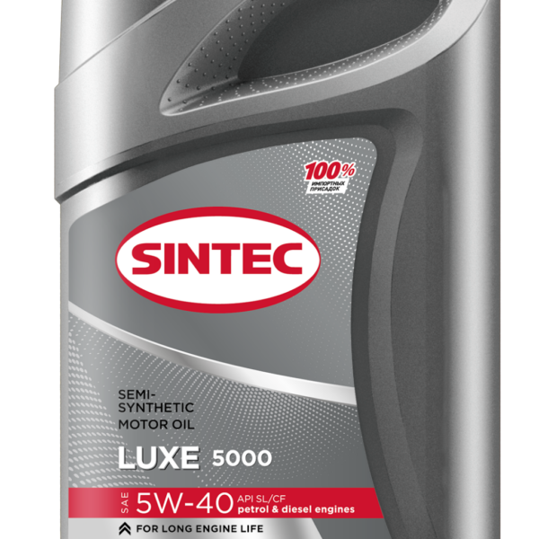 Масло моторное Sintec 5W-40 Luxe 5000 SL/CF п/синтетическое 1л / 5W40