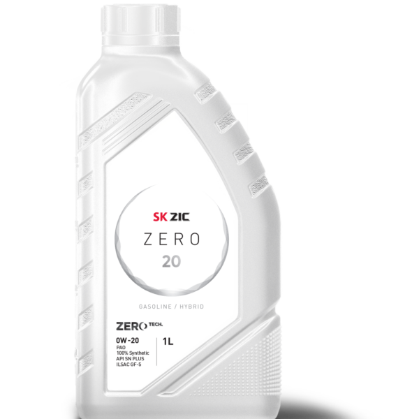 Масло моторное ZIC 0W-20 ZERO 20 API SP ILSAC GF-5A синтетическое 1л / 0W20