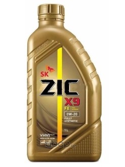 Масло моторное ZIC 0W-20 X9 FE API SP ILSAC GF-6 синтетическое 1л / 0W20