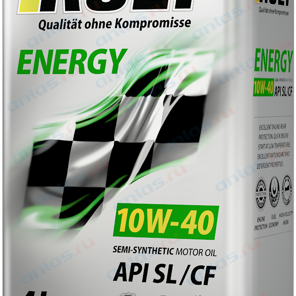 Масло моторное Rolf Energy 10W-40 SL/CF п/синтетическое 4л / 10W40