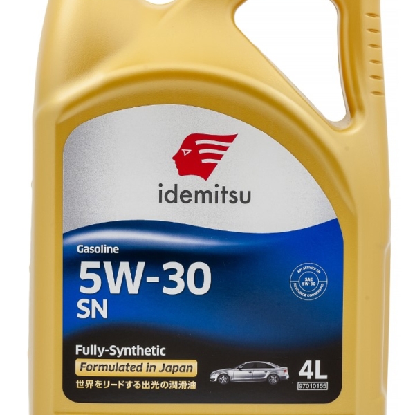 Масло моторное IDEMITSU 5W-30 Gasoline F-S SN пластик 4л / 5W30