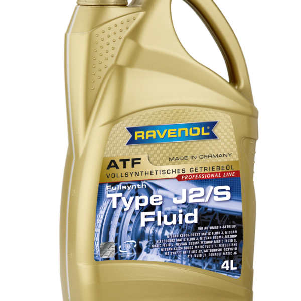 Масло трансмиссионное Ravenol ATF Type J2/S Fluid синтетическое 4л
