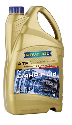 Масло трансмиссионное Ravenol ATF 5/4 HP Fluid синтетическое 4л 4014835733299