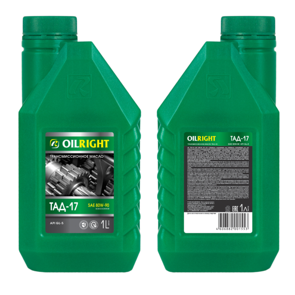 Масло трансмиссионное Oil Right ТАД 17 ТМ-5-18 1л