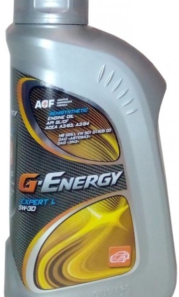 Масло моторное G-Energy 5W-30 Expert L CF|SL полусинтетическое 1л / 5W30