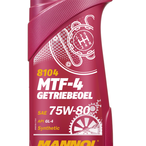 Масло трансмиссионное Mannol 75W-80 MTF 4 синтетическое 1л / 75W80