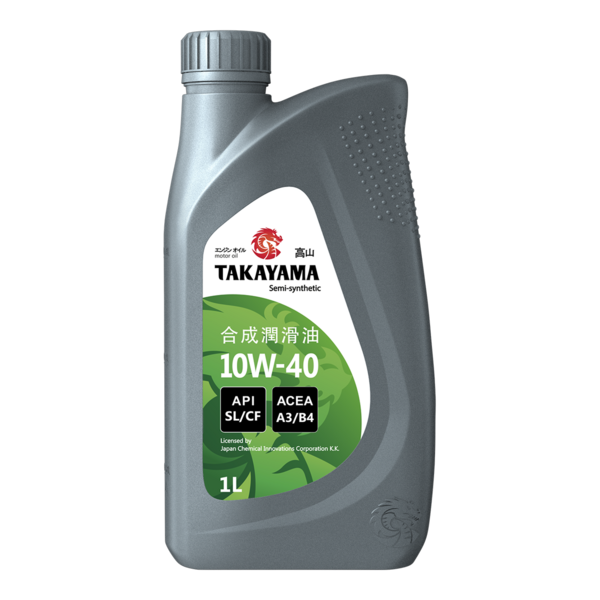 Масло моторное Takayama 10W-40 API SL/СF п/синтетическое пластик 1л / 10W40