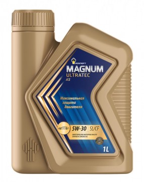 Масло моторное РосНефть 5W-30 Magnum Ultratec A5 синтетическое 1л / 5W30