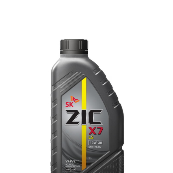 Масло моторное ZIC 10W-30 X7 LS SN/CF синтетическое 1л / 0W30