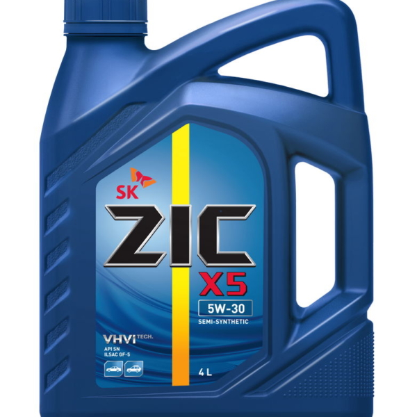 Масло моторное ZIC 5W-30 X5 SP п/синтетическое 4л / 5W30
