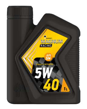 Масло моторное РосНефть 5W-40 Magnum Raсing SN/CF синтетическое 1л / 5W40