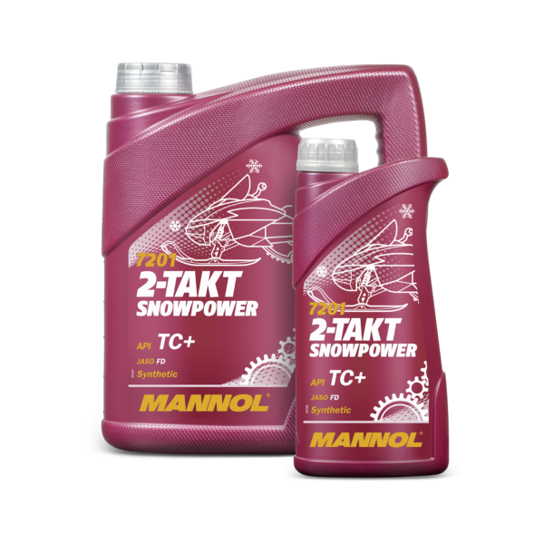 Масло Mannol мототехника 2T Takt Snow Power синтетическое 4л