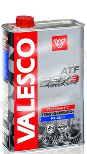 Масло трансмиссионное VALESCO ATF Dexron III 1л синтетическое MAN 339 Type V1/Z11/Z2 BM-Freigabe/-утверждено 236.9 Voith 55.6335.xx (G607) ZF TE-ML 04D, 14B, 20B, 25B (ZF REGISTRATION No. ZF001937) DEXRON IIIH, MERCON MERCON V Allison C-4 BM 236.6 ZF
