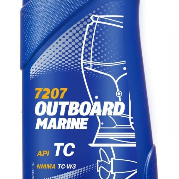 Масло Mannol мототехника Outboard Marine NMMA TC-W3 п/синтетическое 1л