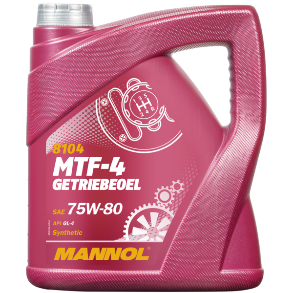 Масло трансмиссионное Mannol 75W-80 MTF 4 синтетическое 4л / 75W80
