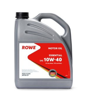 Масло моторное ROWE ESSENTIAL 10W-40 A3/B4, SL/CF синтетическое 4л / 10W40