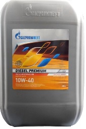 Масло моторное Gazpromneft 10W-40 Diesel Premium CI-4|SL полусинтетическое 20л / 10W40
