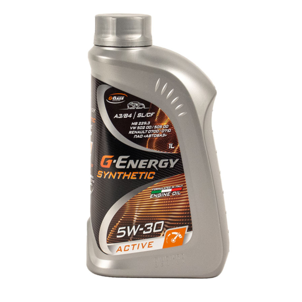 Масло моторное G-Energy 5W-30 Synthetic Active CF|SL синтетическое 1л / 5W30