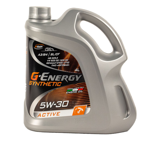 Масло моторное G-Energy 5W-30 Synthetic Active CF|SL синтетическое 4л / 5W30
